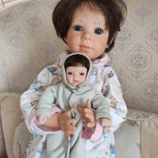 Авторская кукла по молду Лизон от Элизабет Линднер