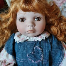 Рыжая винтажная фарфорка