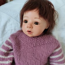 Авторская кукла по молду Evelyn Pfaffendorf