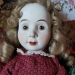 Авторская реплика по мотивам антикварных кукол