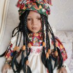 Очень красивая этническая кукла