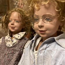 Уникальная кукла из дерева