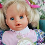 Шикарная винтажная zapf с голосовой коробкой