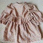 Винтажное платье для куклы 60-70 см