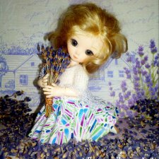 Одежда для малюток. Лаванда с шоколадом