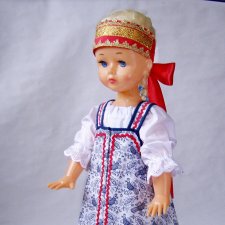 Русский стиль. Стилизованный костюм для Нины