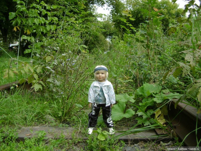 На заброшенной железнодорожной ветке