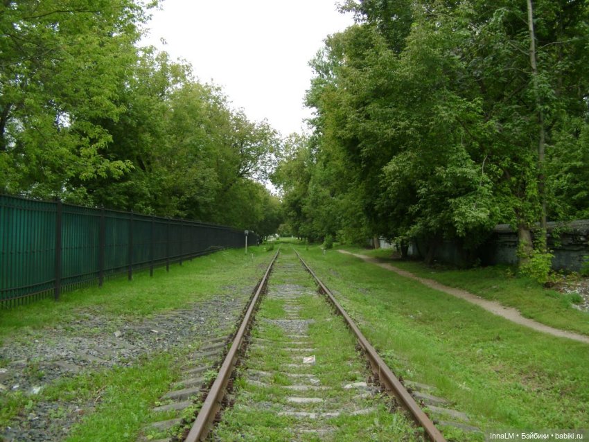 На заброшенной железнодорожной ветке