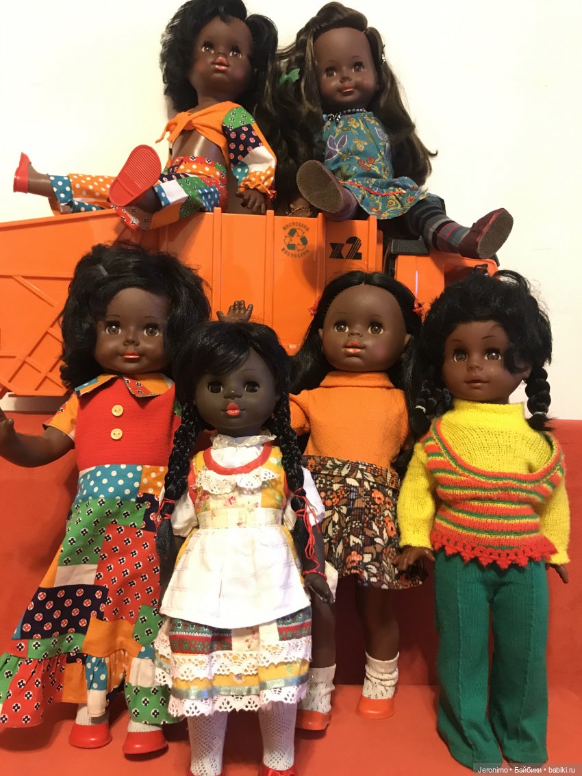 Куклы - отражение, параллельный мир, проекция, модель, как хотите называйте! Оранжевое пати 1970-х (фото 7)