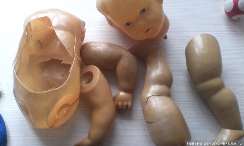 Кукла на дымовуху — Реставрация и преображение кукол: ремонт (фото 4)