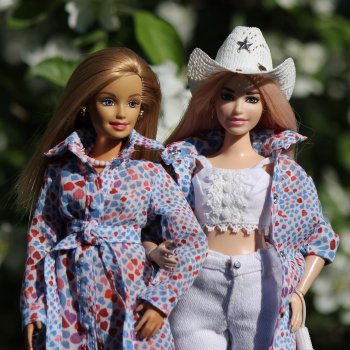 Платья-рубашки для барби и не только