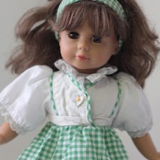 Немецкая кукла Lotus Onda брюнетка в родной одежде 36 см
