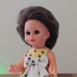 Винтажная маленькая куколка ГДР Сонни