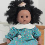 Этническая темнокожая игровая кукла пупс Gotz Готц мягкотелая