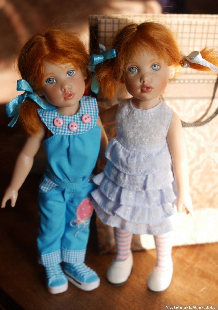 Очень рыжие, но совсем не похожие. Малышки Тула (Tulah) от Helen Kish