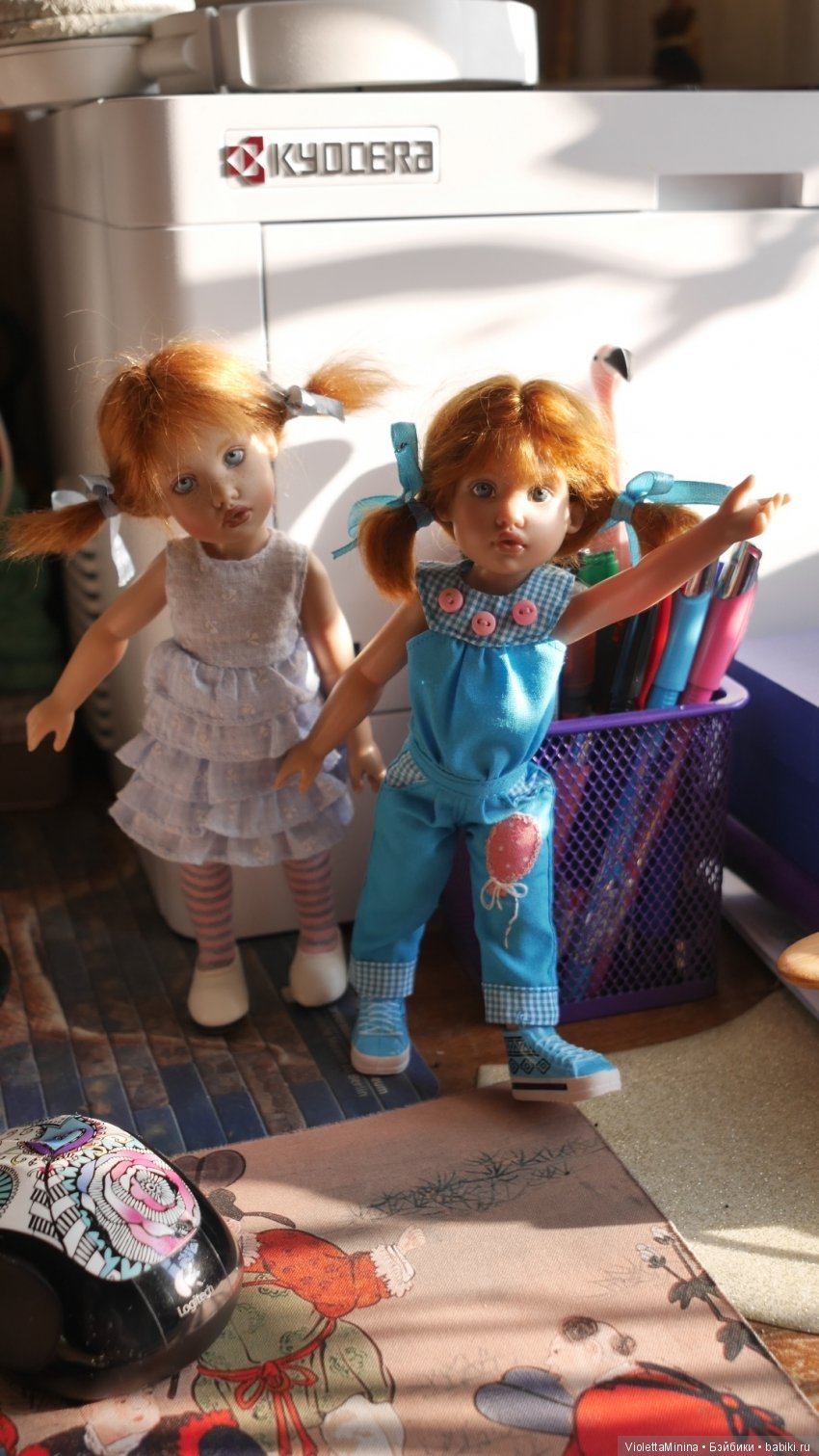 Очень рыжие, но совсем не похожие. Малышки Тула (Tulah) от Helen Kish (фото 4)