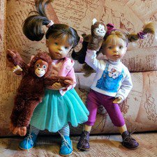 Виноваты обезьянки. Оксана и Агата minouch от Sylvia Natterer