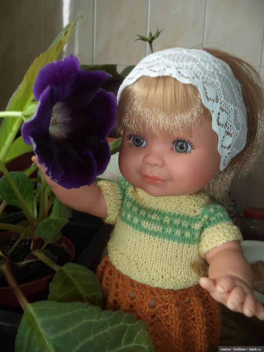 Про глоксинию — Испанские куклы (разное): Vestida de Azul