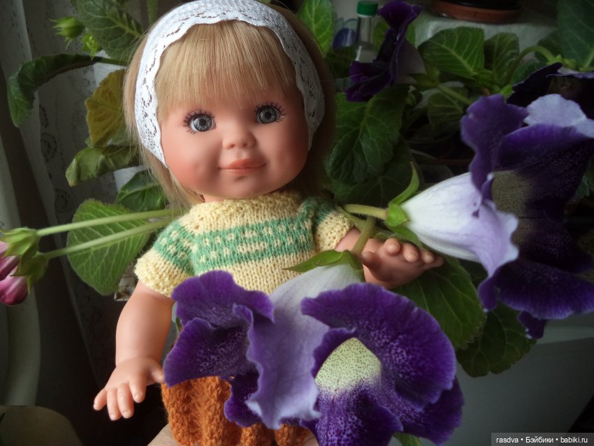 Про глоксинию — Испанские куклы (разное): Vestida de Azul