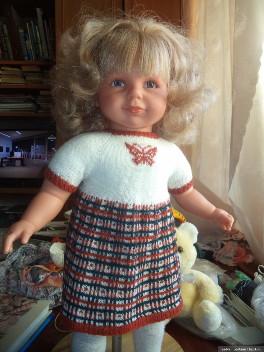 Жаккард для Мариши — Куклы Antonio Juan (Антонио Хуан): реалистичные пупсы (фото 9)