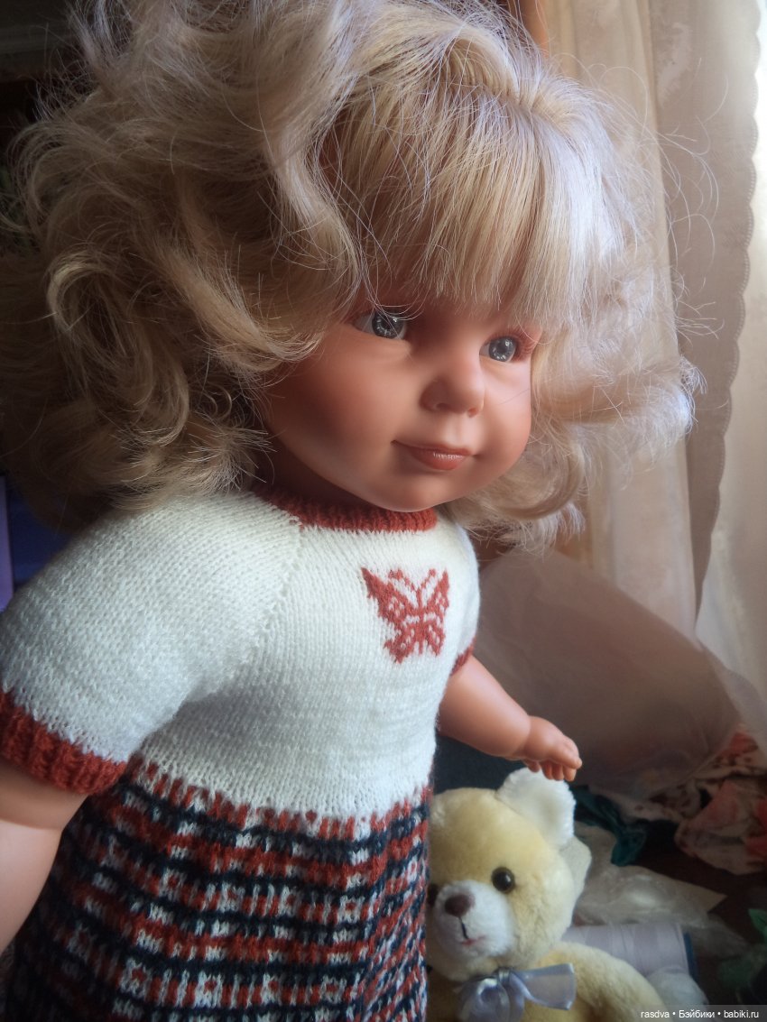 Жаккард для Мариши — Куклы Antonio Juan (Антонио Хуан): реалистичные пупсы (фото 10)