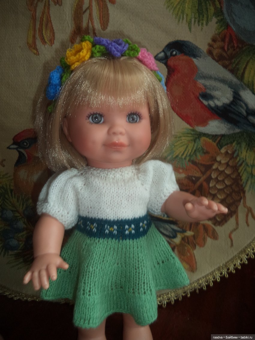 Две Дюймовочки — Испанские куклы (разное): Vestida de Azul (фото 6)