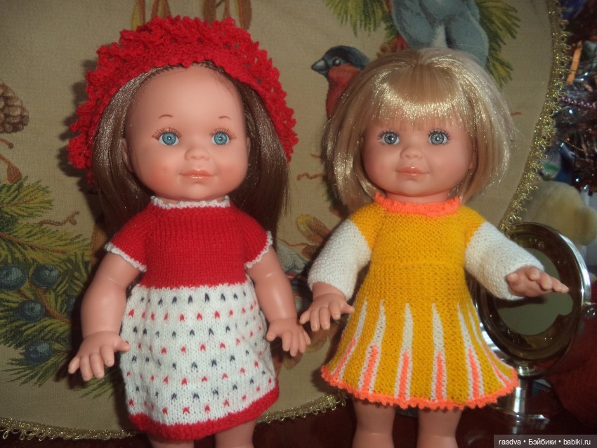 Две Дюймовочки — Испанские куклы (разное): Vestida de Azul (фото 5)