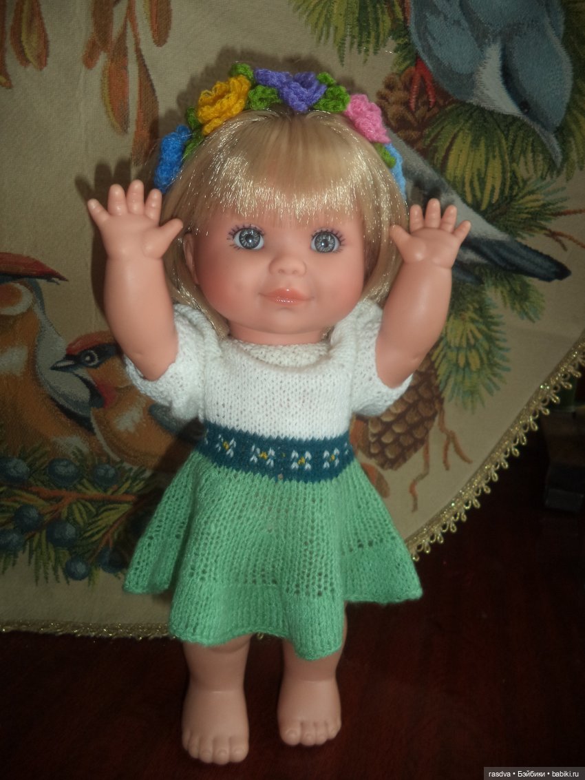 Две Дюймовочки — Испанские куклы (разное): Vestida de Azul