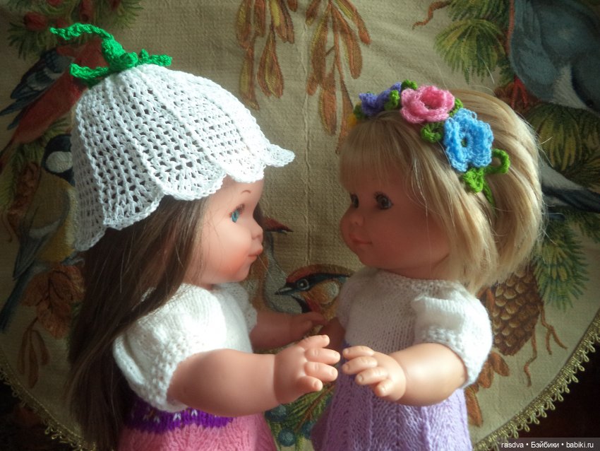 Две Дюймовочки — Испанские куклы (разное): Vestida de Azul