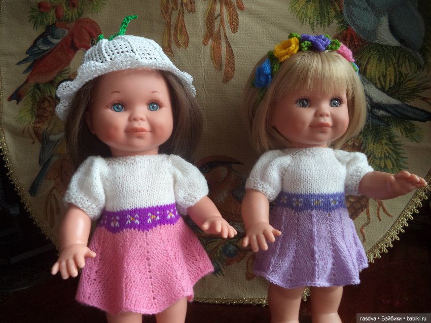 Две Дюймовочки — Испанские куклы (разное): Vestida de Azul