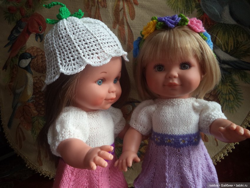 Две Дюймовочки — Испанские куклы (разное): Vestida de Azul