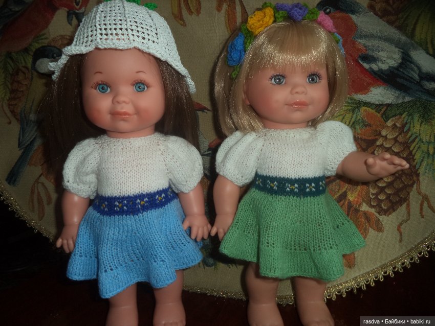 Две Дюймовочки — Испанские куклы (разное): Vestida de Azul (фото 8)