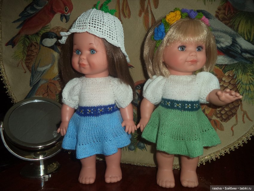 Две Дюймовочки — Испанские куклы (разное): Vestida de Azul (фото 9)