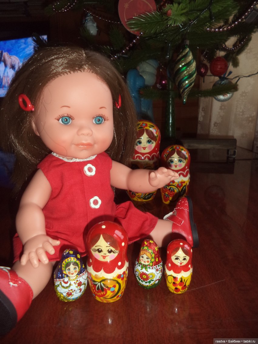 Матрёшки на ёлке — Испанские куклы (разное): Vestida de Azul