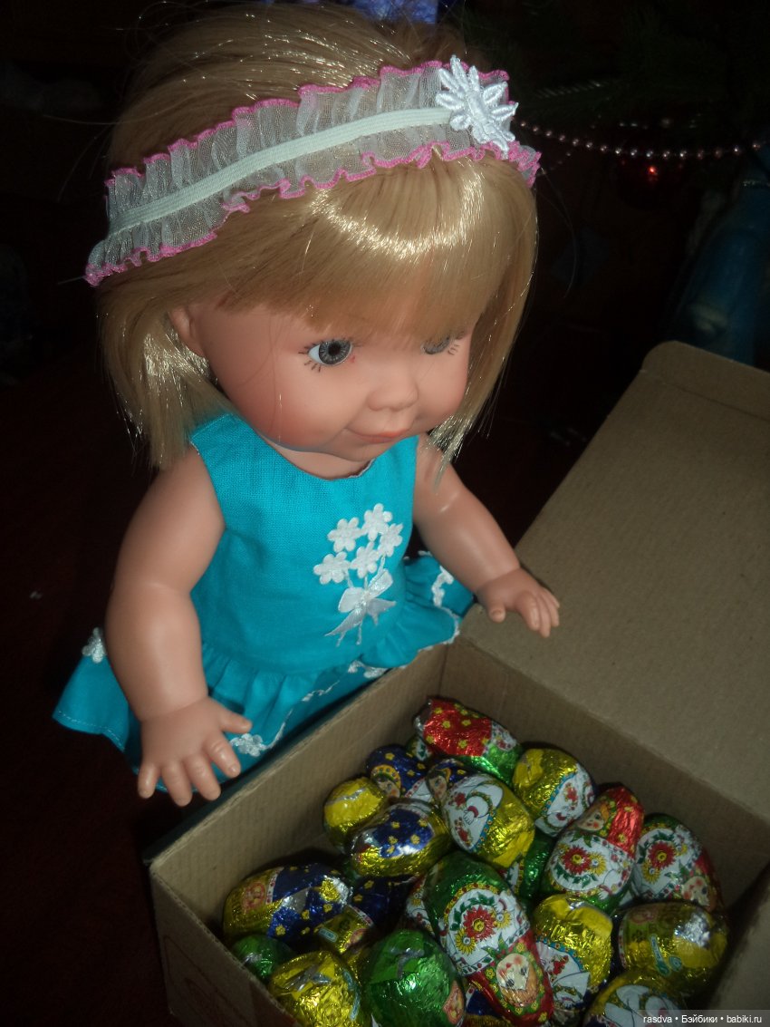 Матрёшки на ёлке — Испанские куклы (разное): Vestida de Azul (фото 6)