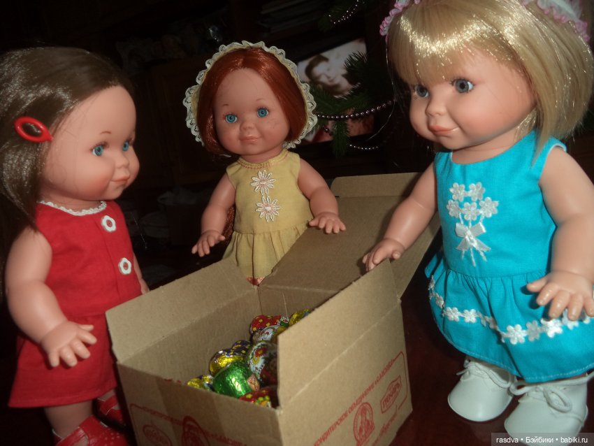 Матрёшки на ёлке — Испанские куклы (разное): Vestida de Azul