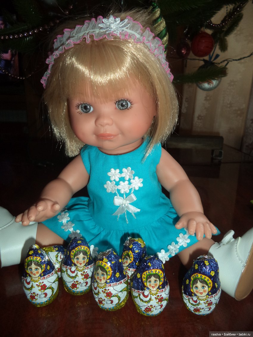 Матрёшки на ёлке — Испанские куклы (разное): Vestida de Azul (фото 7)