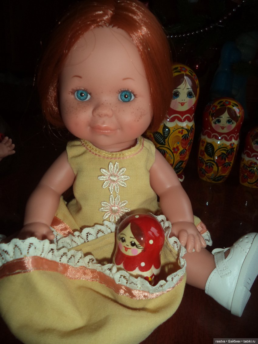 Матрёшки на ёлке — Испанские куклы (разное): Vestida de Azul