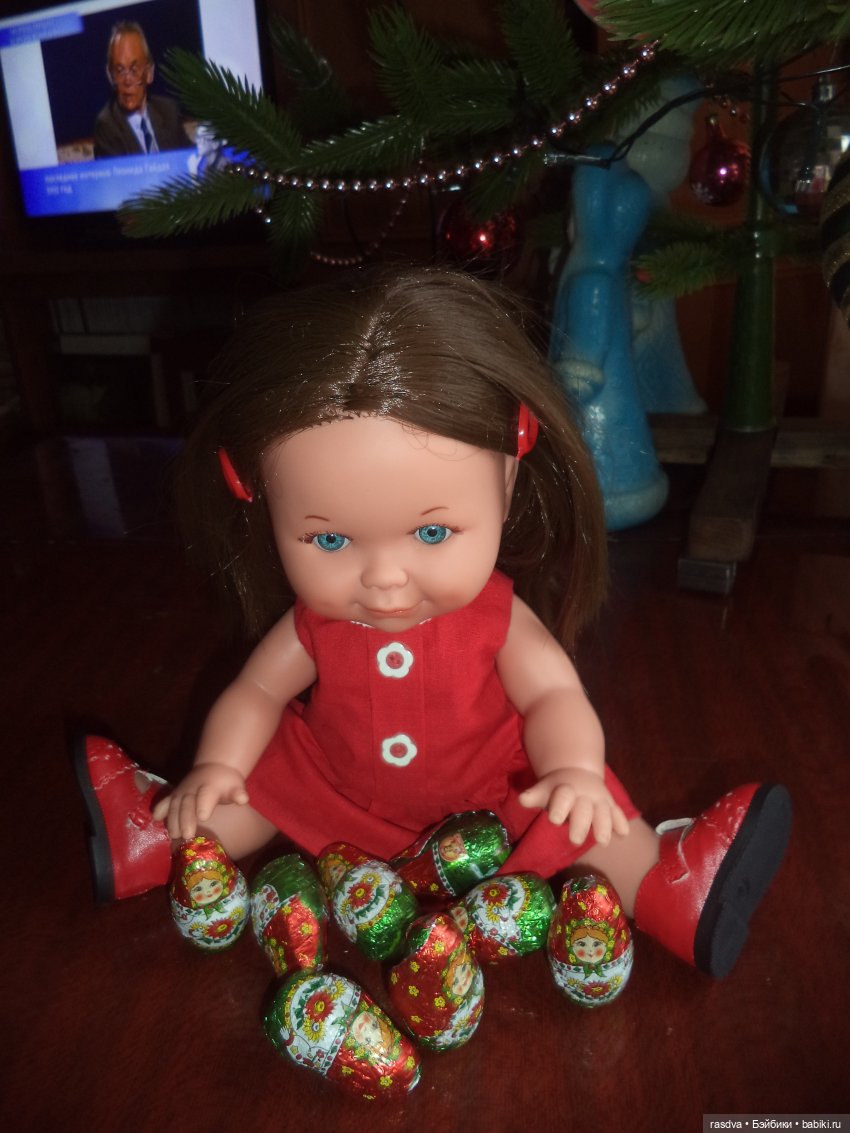 Матрёшки на ёлке — Испанские куклы (разное): Vestida de Azul (фото 5)
