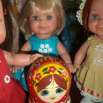 Матрёшки на ёлке