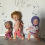 Трио винтажных кукол