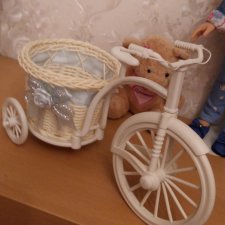 Велосипед декоративный для кукол Паола Рена и похожих форматов