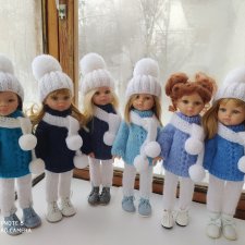 ВЕСЕННИЕ СКИДКИ! Вязаный комплект из 4 предметов для кукол Паола Рейна ВЕСЕННИЕ СКИДКИ! Вязаный комплект из 4 предметов для кукол Паола Рейна