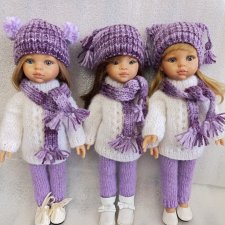 Вязаный комплект из 4 предметов для Паола Рейна