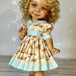 Платье для moppets meadow dolls