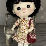 Комплект одежды + кожаная обувь для BJD 1/6 Q-baby