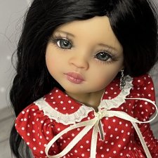 Парик натуральный черный 8/9 для Паола Рейна