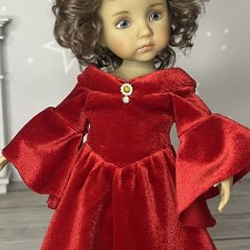 Платье бархатное для Бонеки!