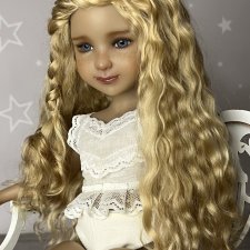 Парик натуральный блондин для Руби Ред