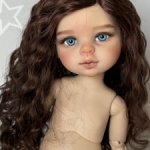 Парик натуральный блондин 8/9 для Паола Рейна и аналогичных кукол!